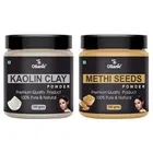 Natural Kaolin Clay & Methi Seeds Powder for Skin & Hair 