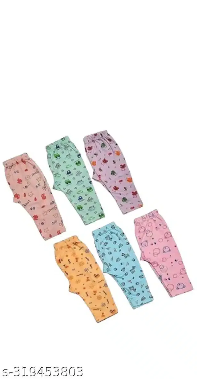 Cotton Pyjama for Kids (Multicolor, 18-24 Months) (Pack of 6)