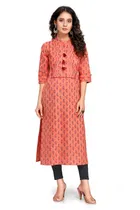 Cotton Printed Kurti for Women 