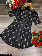 Rayon Three Quarter Sleeves Top for Women 