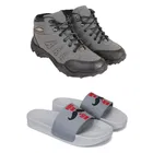 Combo of Casual Shoes with Sliders for Men 