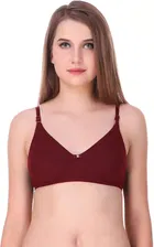 Cotton Blend Non Padded Bra for Women 
