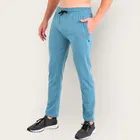 Lycra Nylon Logo Printed Track Pant for Men 