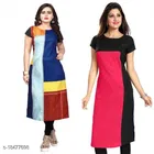 Crepe Printed Kurti for Women 
