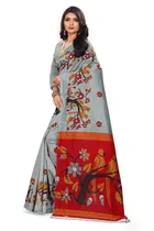 Art Silk Kalamkari Saree for Women 
