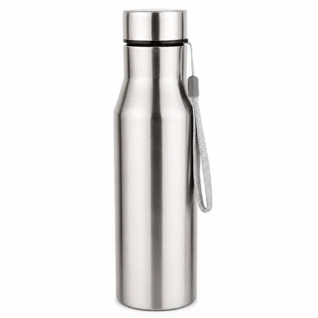 Stainless Steel Slim Rustproof Water Bottle 1000ml, Silver