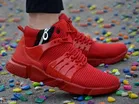 Sports Shoes for Men (Red, 6)