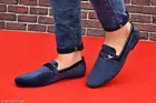 Loafers for Men (Navy Blue, 6)