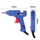Mini Glue Gun 20 watt with 10 transparent Glue Sticks 
