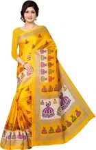 Mysore Silk Printed Saree for Women 