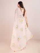 Silk Woven Design Saree for Women, Orange 