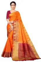 Blaton Silk Embellished Saree for Women 