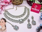 2 Layer Elegant Partywear Necklace Set for Women 