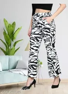 Cotton Blend Trouser for Women 