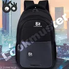 Rubber Backpack for Men & Women, Black