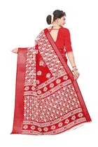 Cotton Flower Printed Saree for Women 