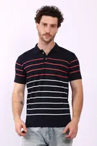 Striped Polo T-Shirt for Men 
