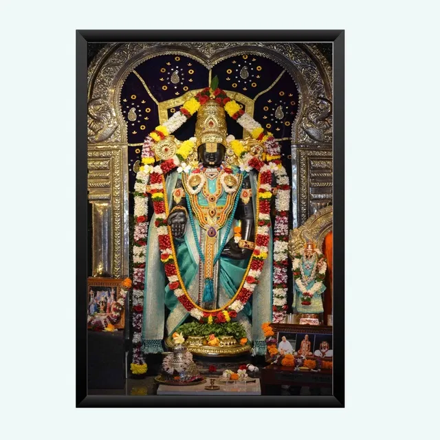 Polyester Photo Frame (Black, 5x7 inches)