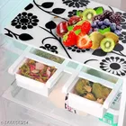 KANUSHI Industries® Fridge/Refrigerator Cove + 1 Pc microwave cover + 2 Pc handle cover + 3 pc Fridge Mats