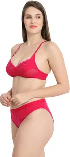 Cotton Blend Lingerie Set for Women 