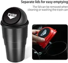 Immutable Mini Car Trash Bin Trash Garbage Can for All Car Office Home Desktop 