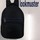 Nylon Backpack for Men & Women, Black