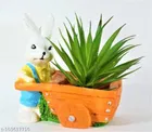 Terracotta Decorative Cute Plant Holder for Home Decor 
