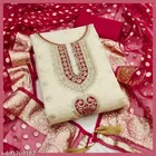 Silk Blend Embroidered Punjabi/All Over Suits for Women 