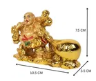 Golden Laughing Buddha for Wealth Money And Good Luck