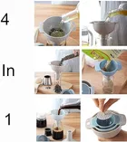 Kitchen Funnel With Detachable Strainer 