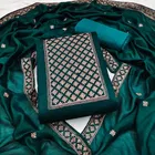 Vichitra Silk Unstitched Dress Material for Women 