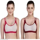 Polycotton Sports Bra for Women 