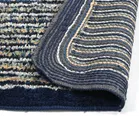 Microfiber Doormat, Navy Blue, Pack of 2 