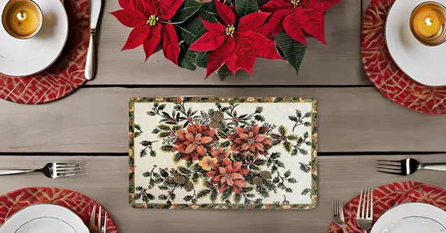 PVC Placemats for Dining Table (Multicolor, Pack of 6)