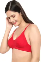 Cotton Blend Non Padded Bra for Women 