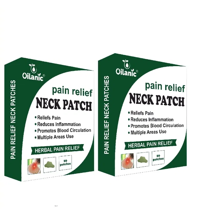 Oilanic Neck Pain Relief 10 Pcs Heat Patches (Pack of 2)