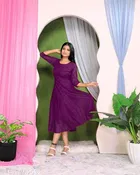 Net Gowns for Women,  Purple  