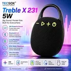TecSox Treble X231 5W Bluetooth Speaker