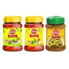 City Yum Mixed Achar 1 kg + City Yum Mango Achar 1 kg + City Yum Hari Mirch Achar 1 Kg