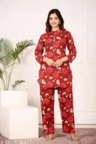 Rayon Top & Bottom Set for Women 