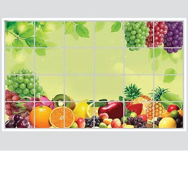 PVC Wallpaper for Home (Multicolor, 90x60 cm)