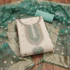 Embroidered Patiala Suit Set for Women 