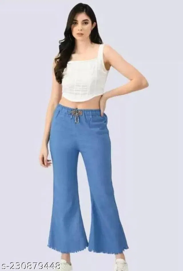 Denim Jeans for Women (Blue, 28)