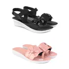 Combo of Flats with Sandals for Women 