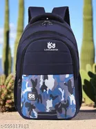 Polyester Backpack for Men & Women, Blue