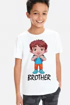 Round Neck Printed T-Shirt for Boys 
