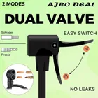 AJRO DEALMANUAL AIR PUMP-Black Quick and Easy Inflation 