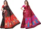 Khadi Silk Printed Saree for Women 