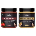 Natural Rose Patel & Methi Seeds Powder for Skin & Hair 
