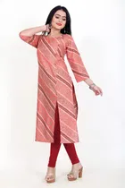 A-Line Crepe Kurti for Women 
